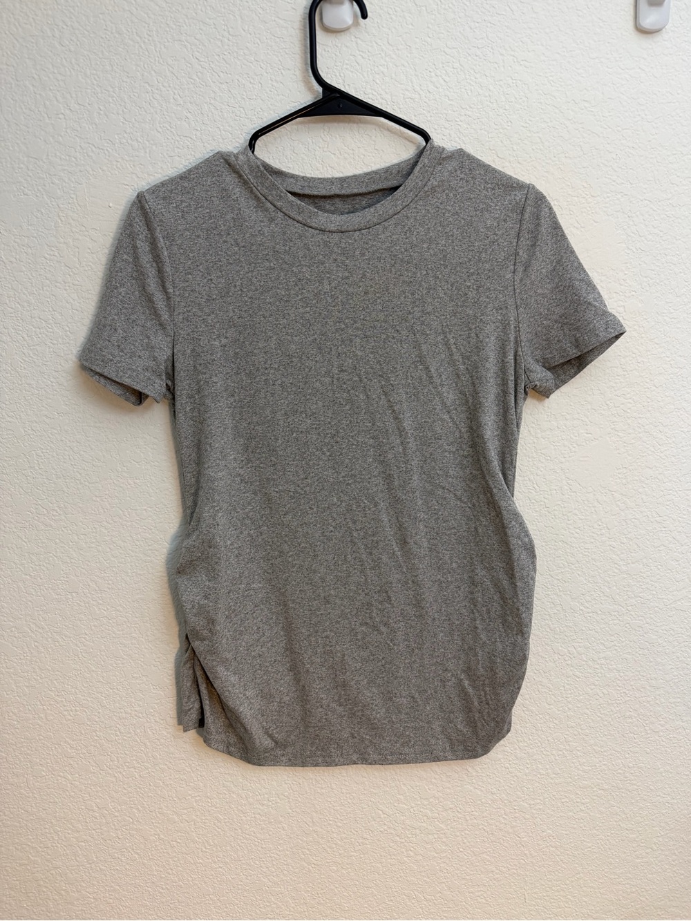 SHEIN Gray Short Sleeve Crew Neck Tee